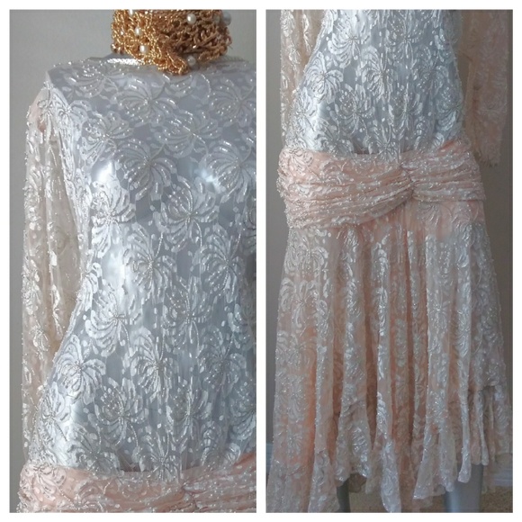 Vintage Dresses & Skirts - GATSBY Beaded Vintage ELEGANT Dress